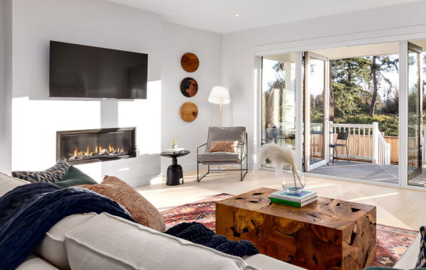 Hardwood in a Living Room